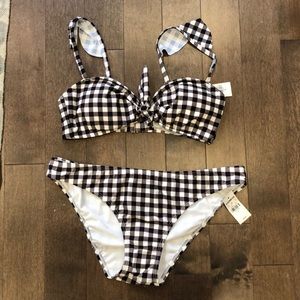 Express Gingham Two Piece Bikini
